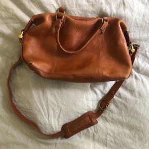Madewell Cognac Leather Purse